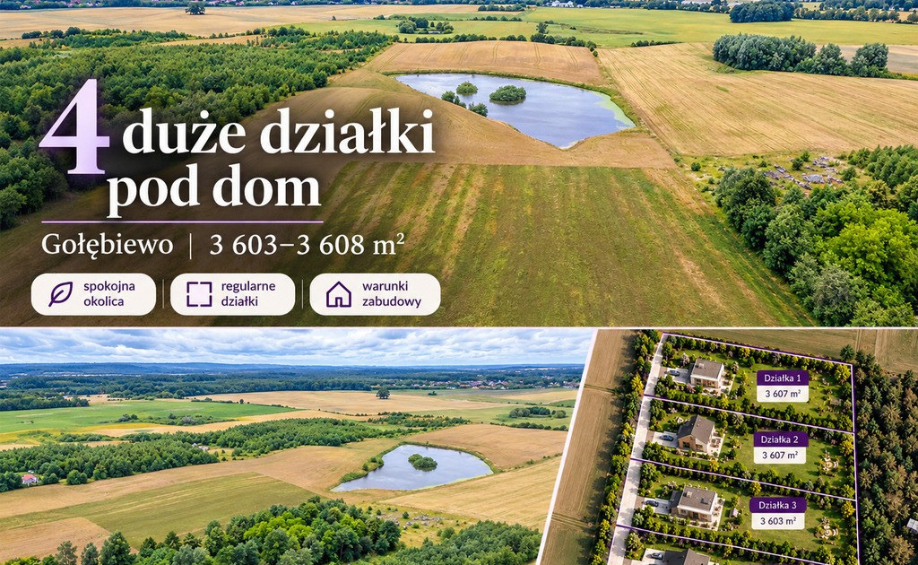 Działka na sprzedaż - Widok 2