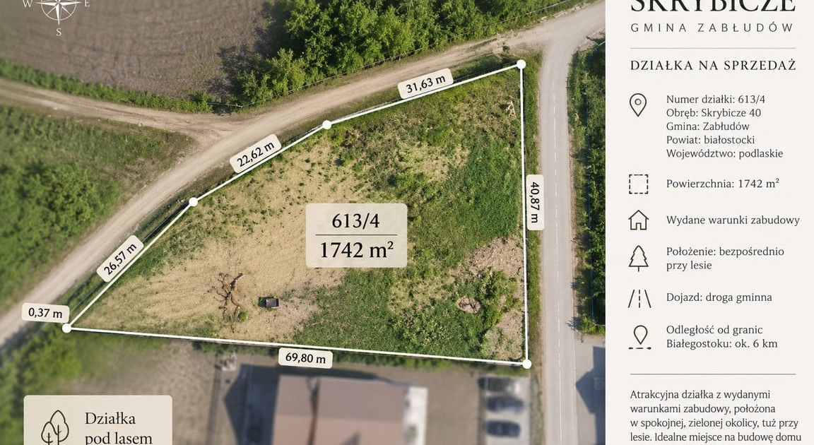 Działka na sprzedaż - Widok 2