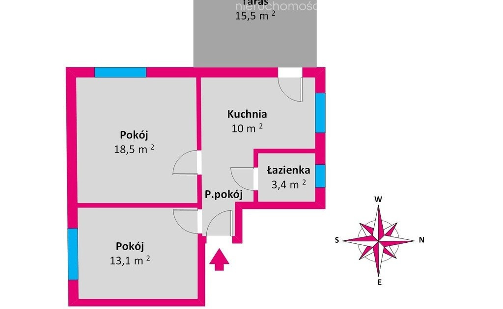 Mieszkanie – Pruszcz Gdański, Osiedle Kasprowicza, Osiedle Wschód - Widok 2