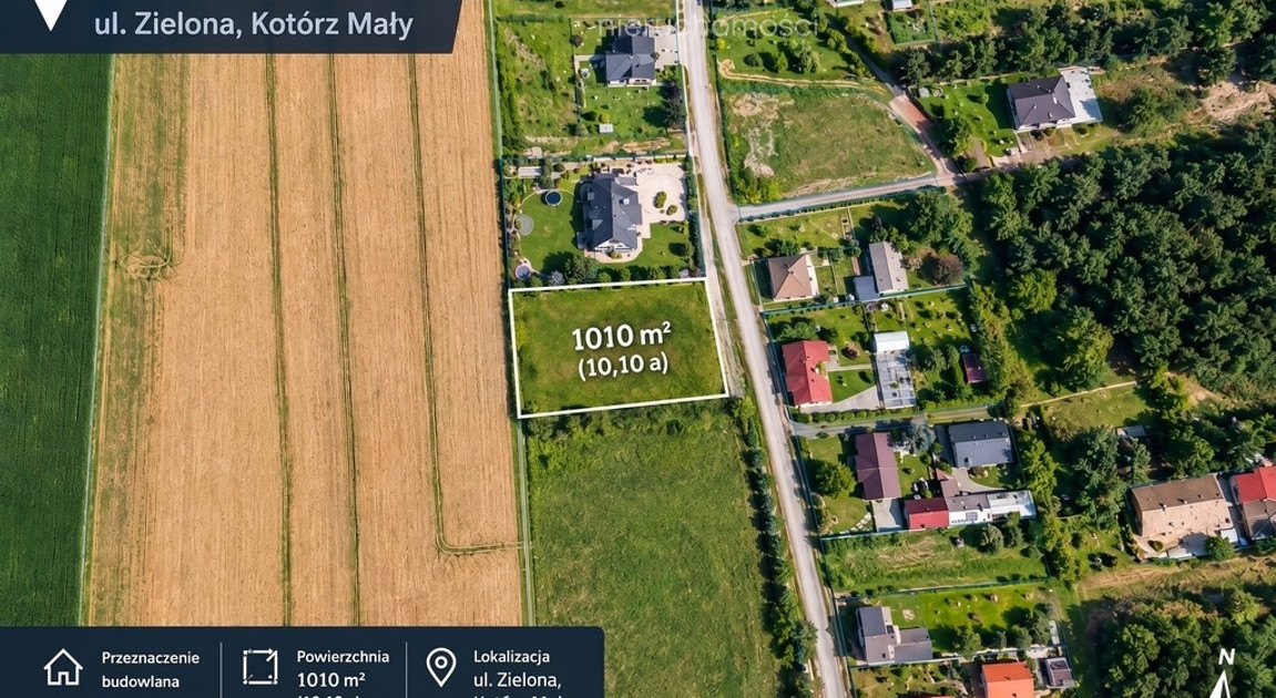 Działka na sprzedaż - Widok 2
