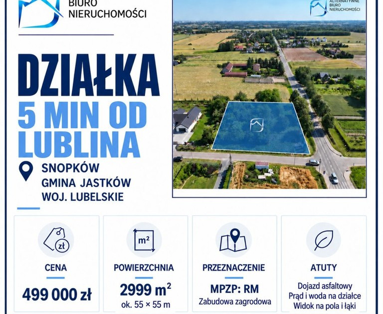 Działka na sprzedaż - Widok 2