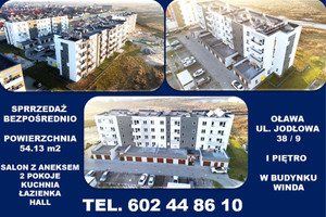 Oława 3 pokoje-Ipiętro-54.13 m2-balkon-winda-po odbiorach-SPRZEDAŻ BEZPOŚREDNIO