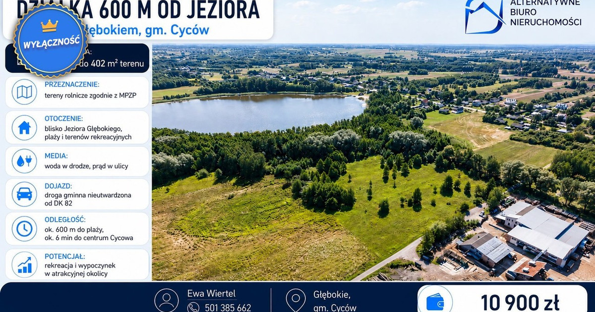 Działka na sprzedaż - Widok 2
