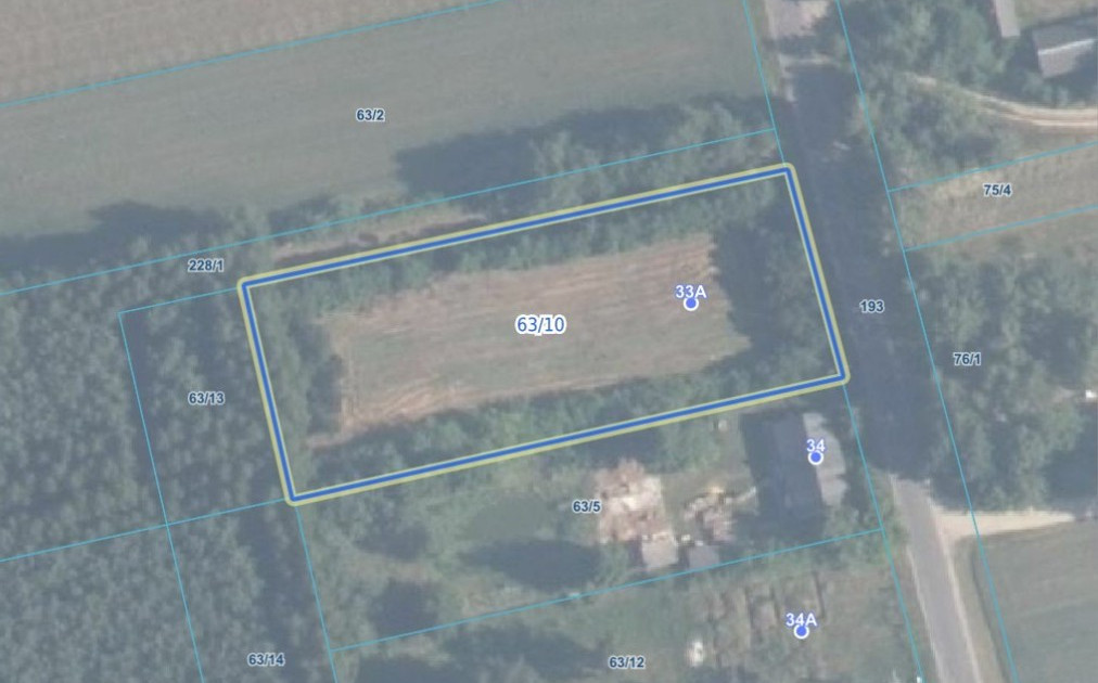 Działka na sprzedaż - Widok 2