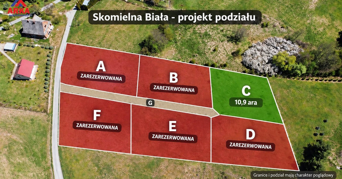 Działka na sprzedaż - Widok 2