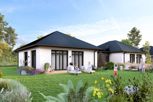 Bliźniak 100 m2 z ogródkiem 600 m2 + poddasze 40 m2