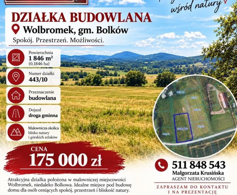 Działka na sprzedaż - Widok 2