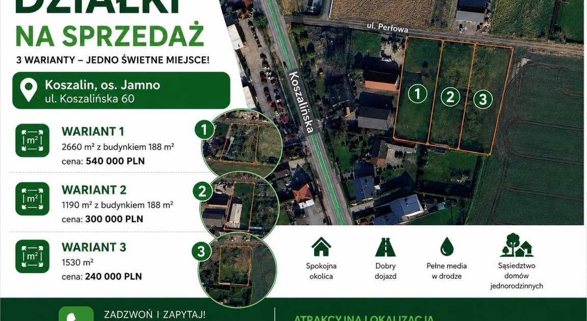 Działka na sprzedaż - Widok 2