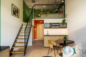 Mikroapartament z antresolą przy PortLotniczy Wro