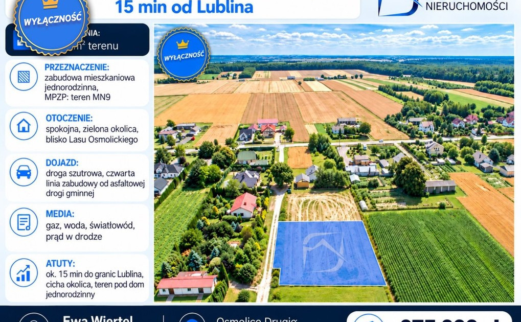 Działka na sprzedaż - Widok 2