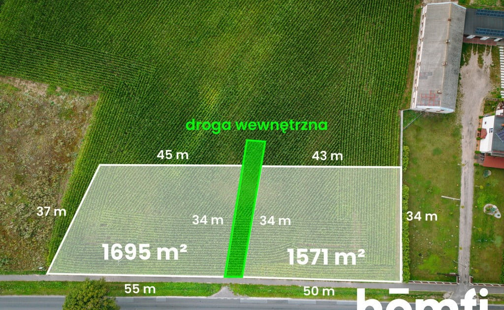 Działka na sprzedaż - Widok 2