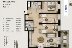 83,96 m² | 4 pokoje | prawie 30 m² strefy dziennej