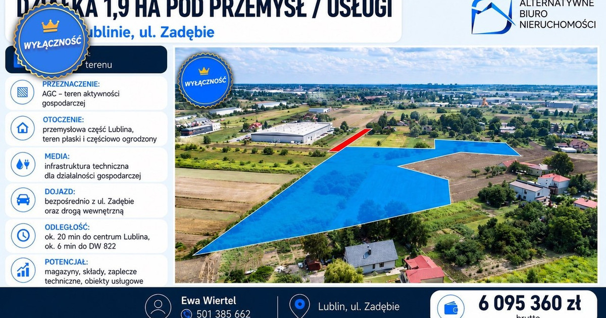 Działka na sprzedaż - Widok 2