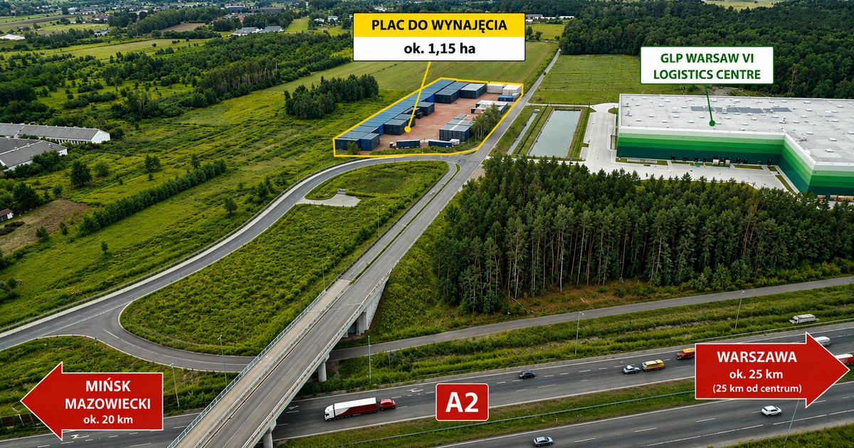 Działka do wynajęcia - Widok 2