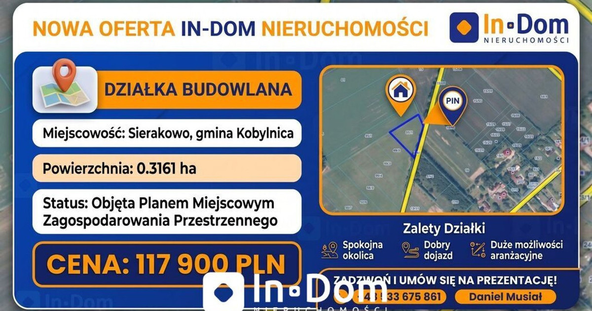 Działka na sprzedaż - Widok 2