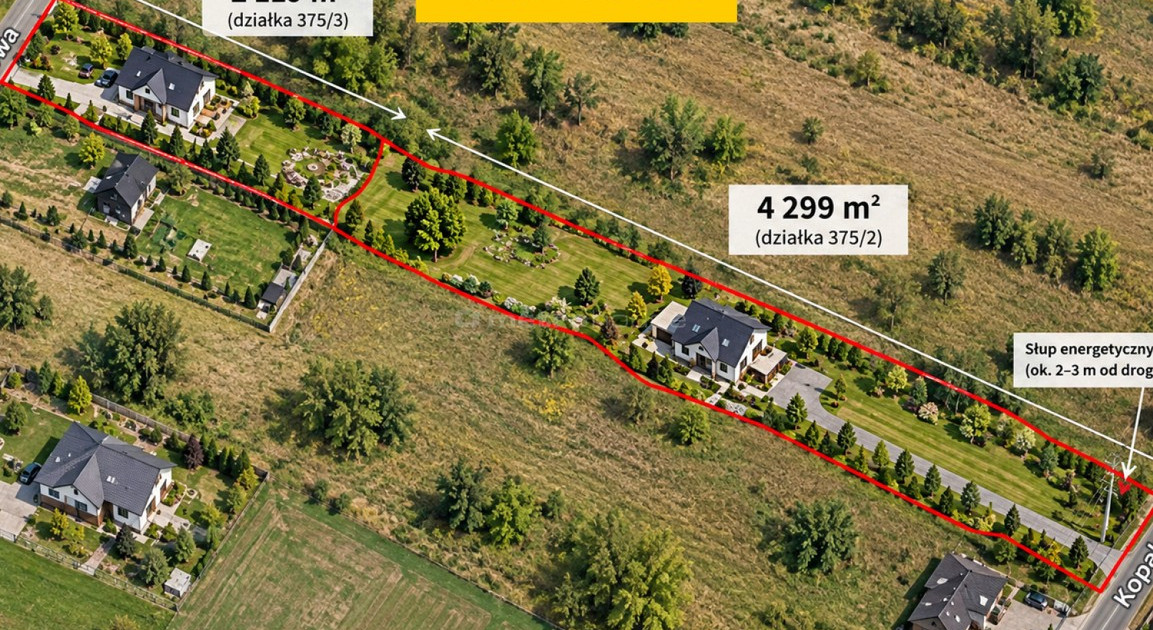 Działka na sprzedaż - Widok 2