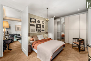 Apartament z balkonem według autorskiego projektu wnętrz.