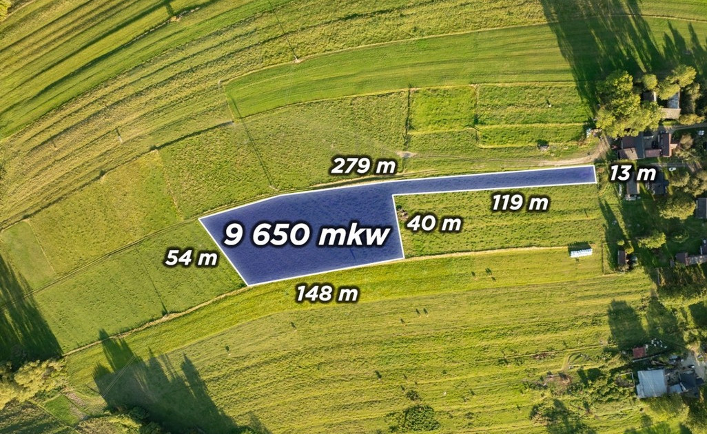 Działka na sprzedaż - Widok 2