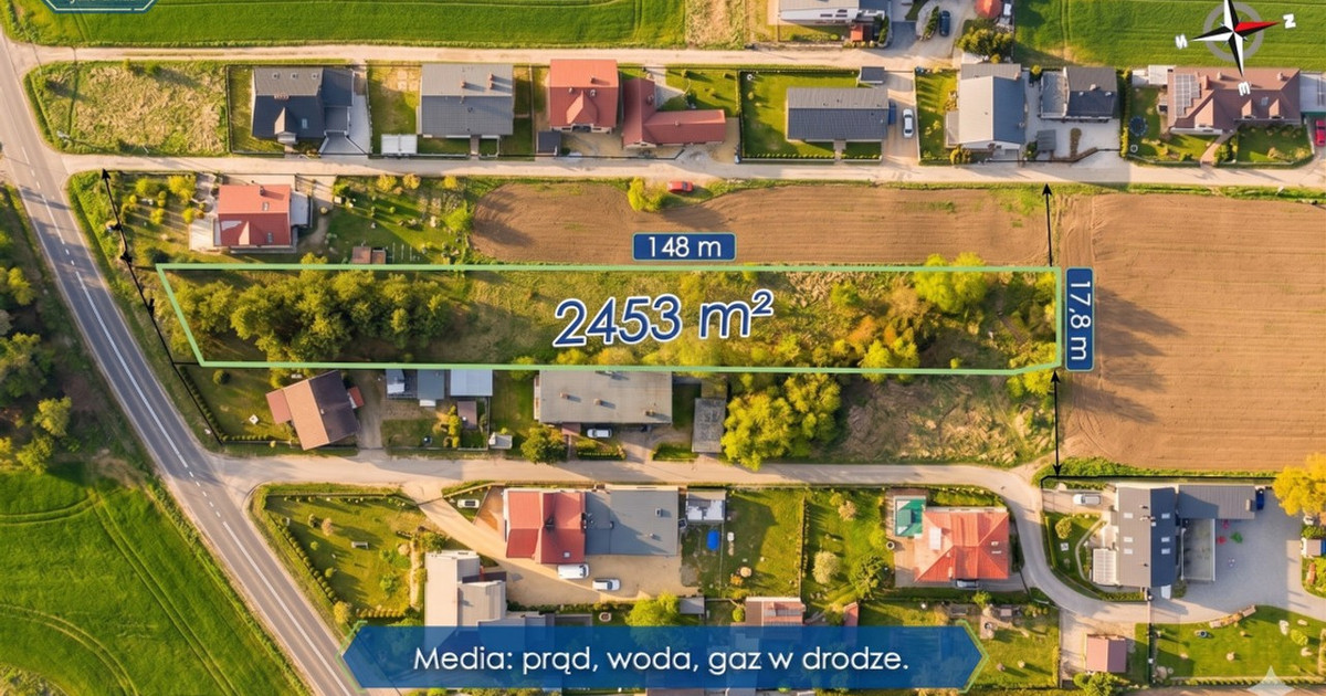 Działka na sprzedaż - Widok 2