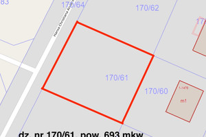 Działka budowlana 693 m² na sprzedaż – Kutno, ul. Andersena