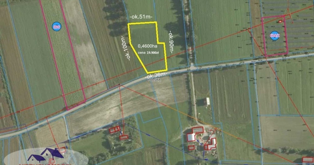 Działka na sprzedaż - Widok 2