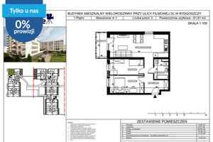 Mieszkanie na sprzedaż, 61 m², 3 pokoje Bydgoszcz Bartodzieje-Skrzetusko-Bielawki Bartodzieje