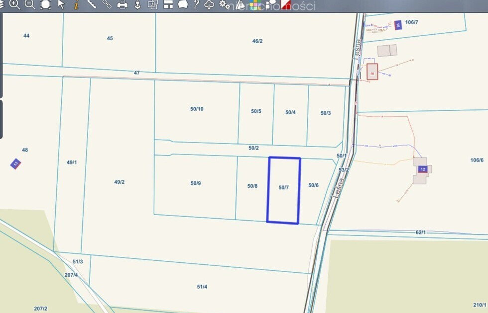 Działka na sprzedaż - Widok 2
