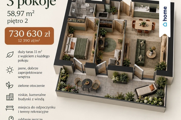Mieszkanie na sprzedaż