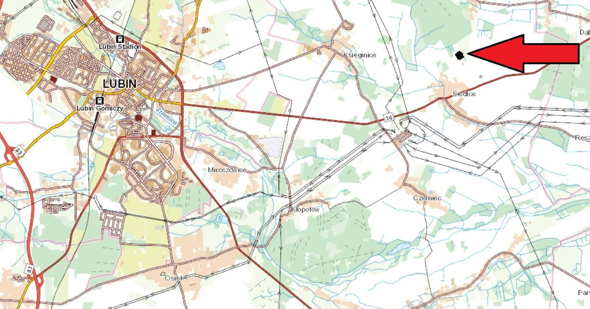 Działka na sprzedaż, 999 m², Lubin Siedlce