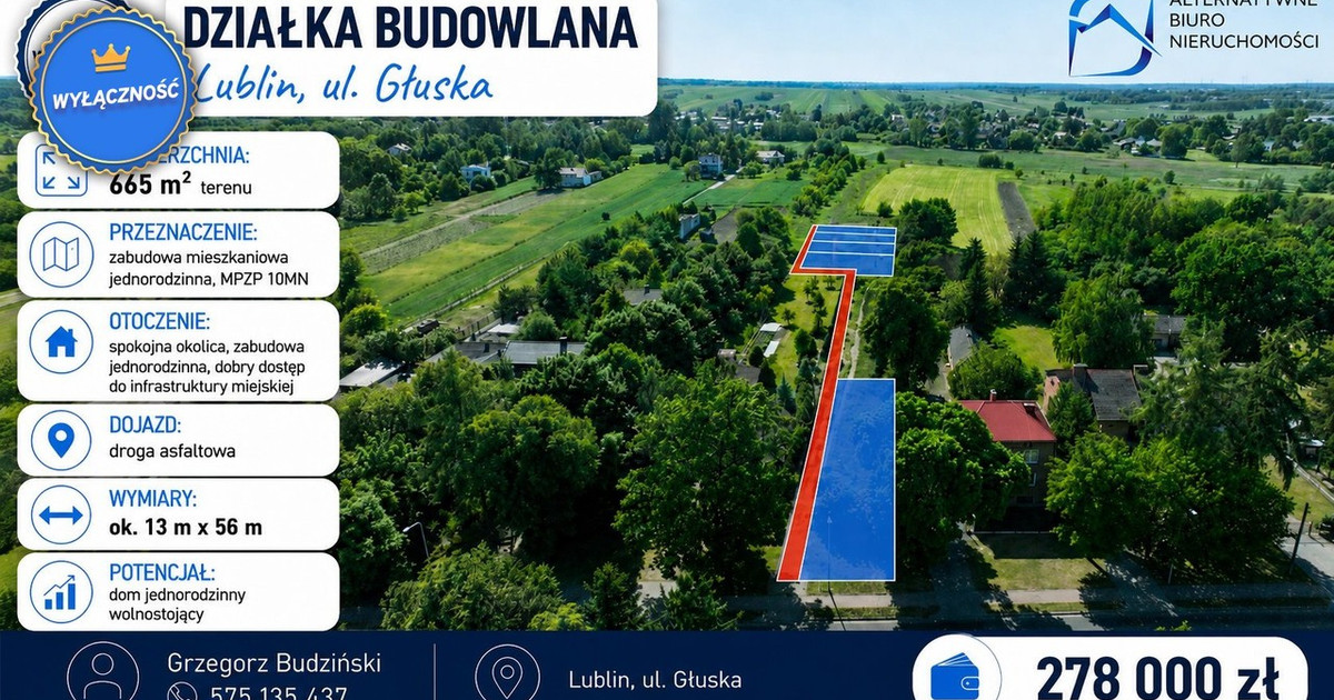 Działka na sprzedaż - Widok 2