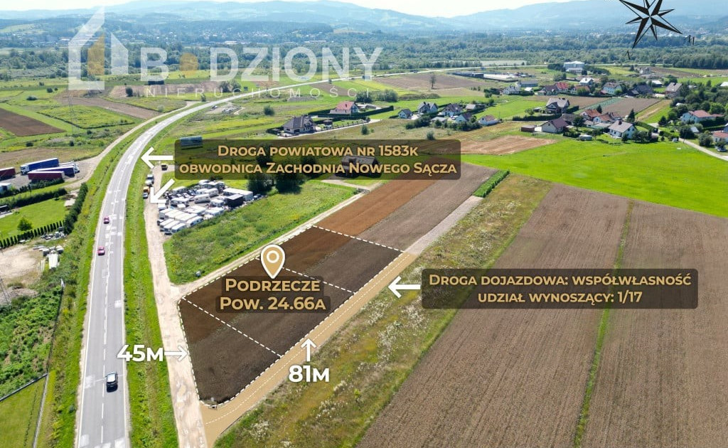 Działka na sprzedaż - Widok 2