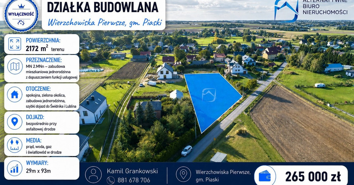 Działka na sprzedaż - Widok 2
