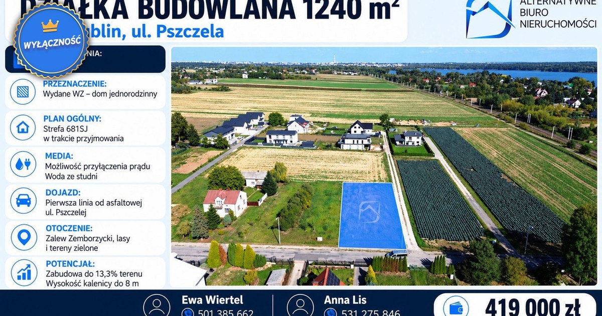 Działka na sprzedaż - Widok 2