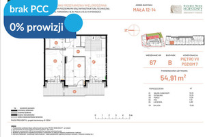 Mieszkanie na sprzedaż, 54 m², 3 pokoje Bydgoszcz