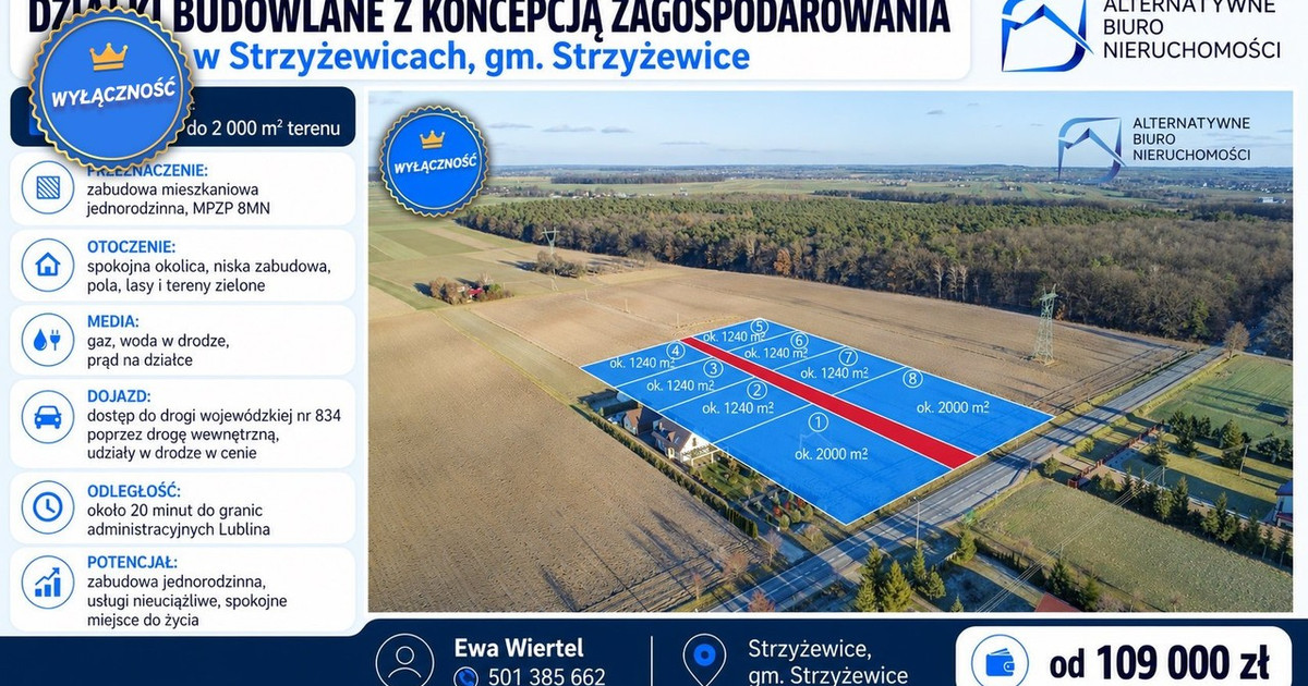 Działka na sprzedaż - Widok 2