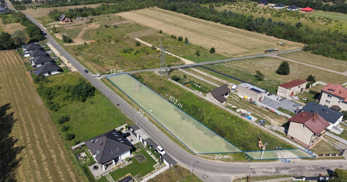 Działka na sprzedaż - Widok 2