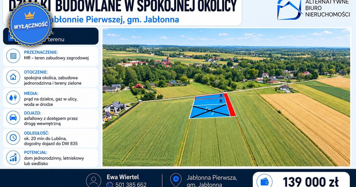 Działka na sprzedaż - Widok 2