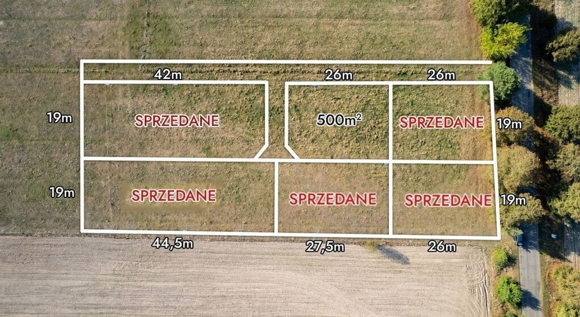 Działka na sprzedaż - Widok 2