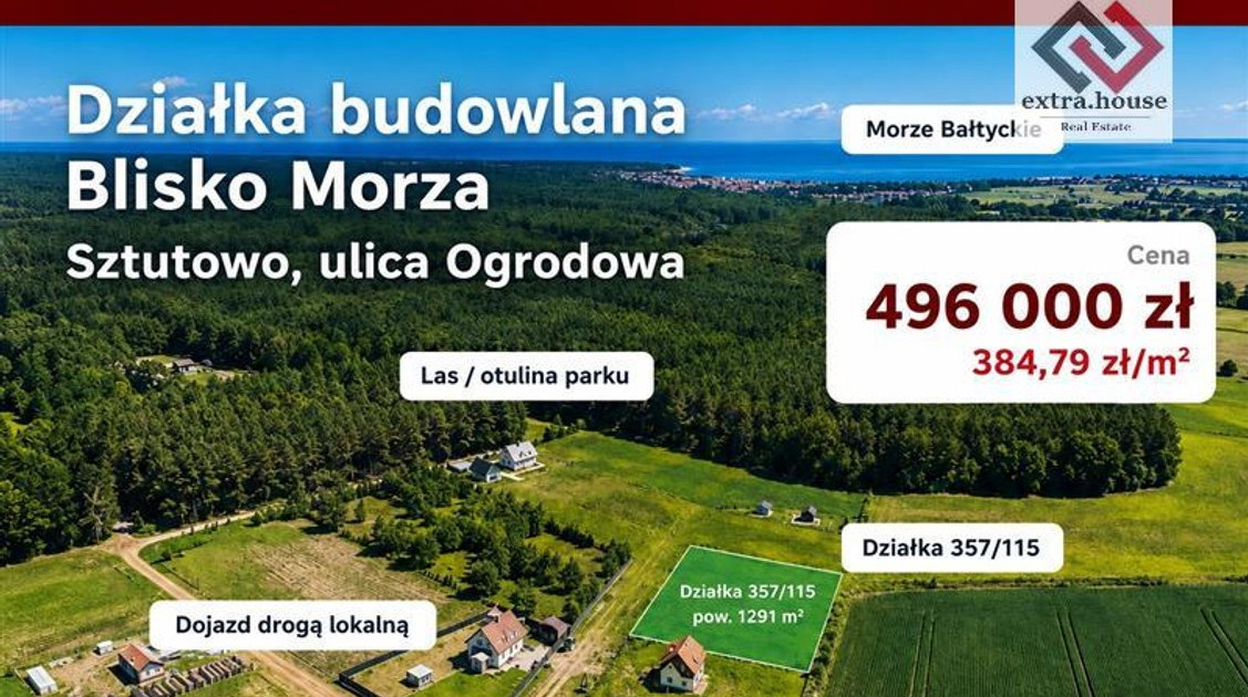 Działka na sprzedaż - Widok 2