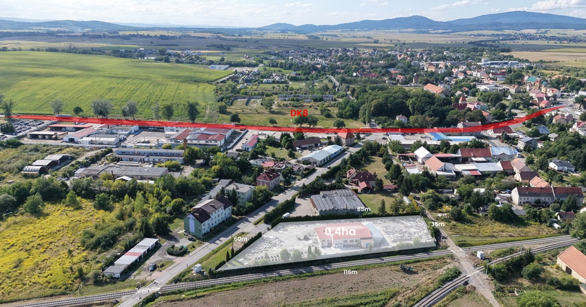 Działka na sprzedaż - Widok 2