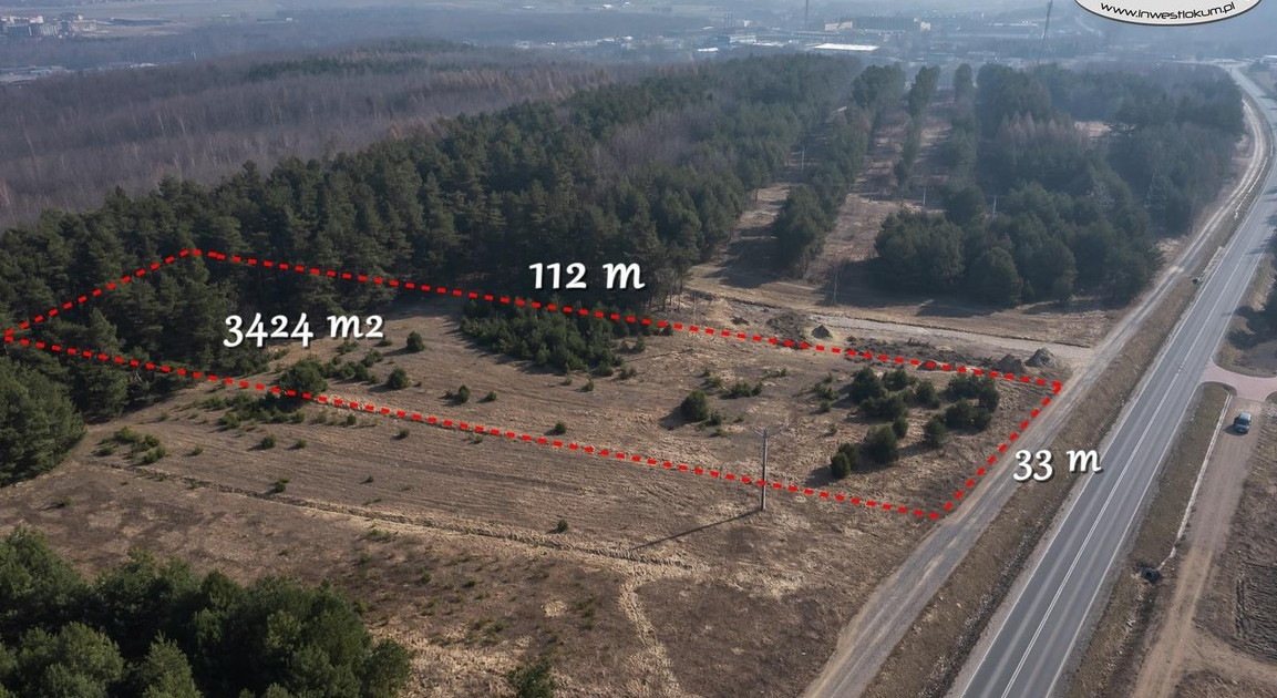 Działka na sprzedaż - Widok 2