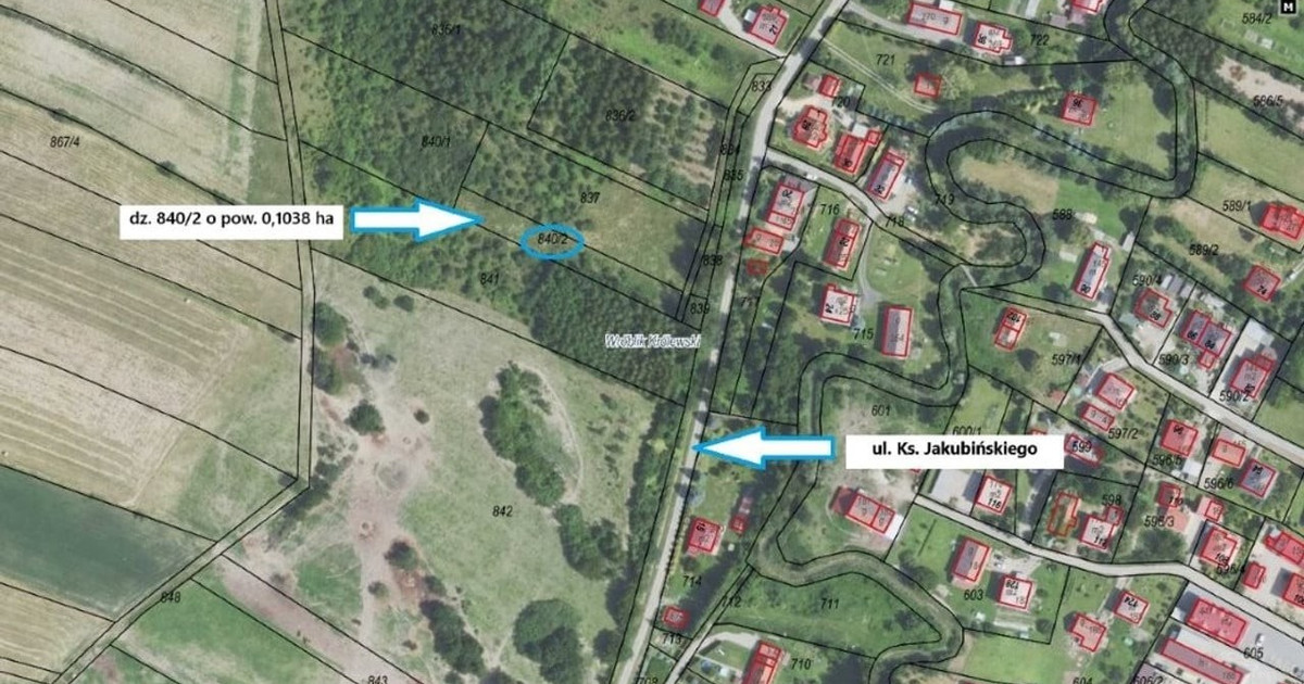 Działka na sprzedaż - Widok 2