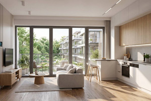 Apartament z ogródkiem na Mokotowie