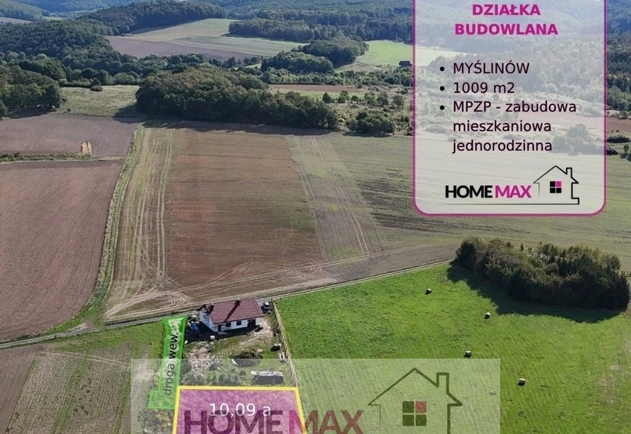 Działka na sprzedaż - Widok 2