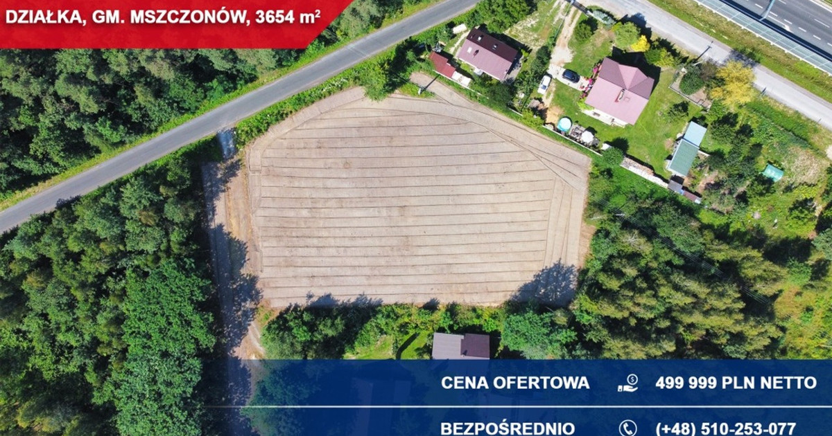 Działka na sprzedaż - Widok 2