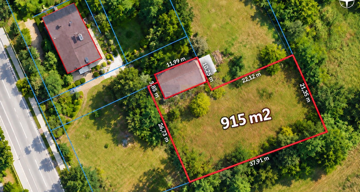 Działka na sprzedaż - Widok 2