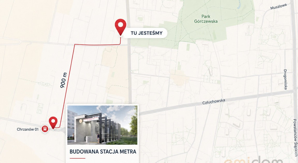 Mieszkanie – Warszawa, Chrzanów, Bemowo - Widok 2