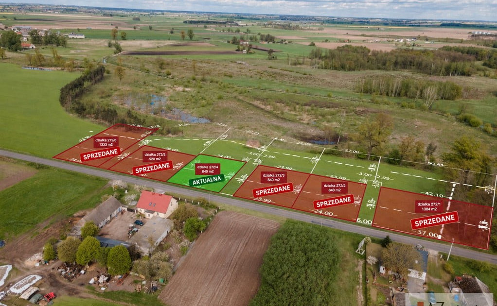Działka na sprzedaż - Widok 2
