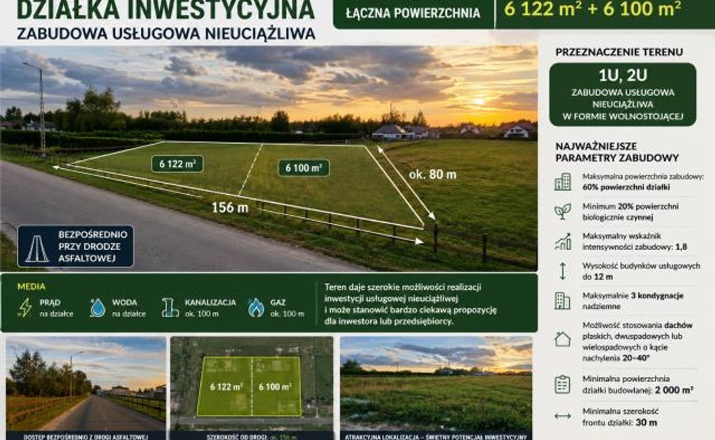 Działka na sprzedaż - Widok 2