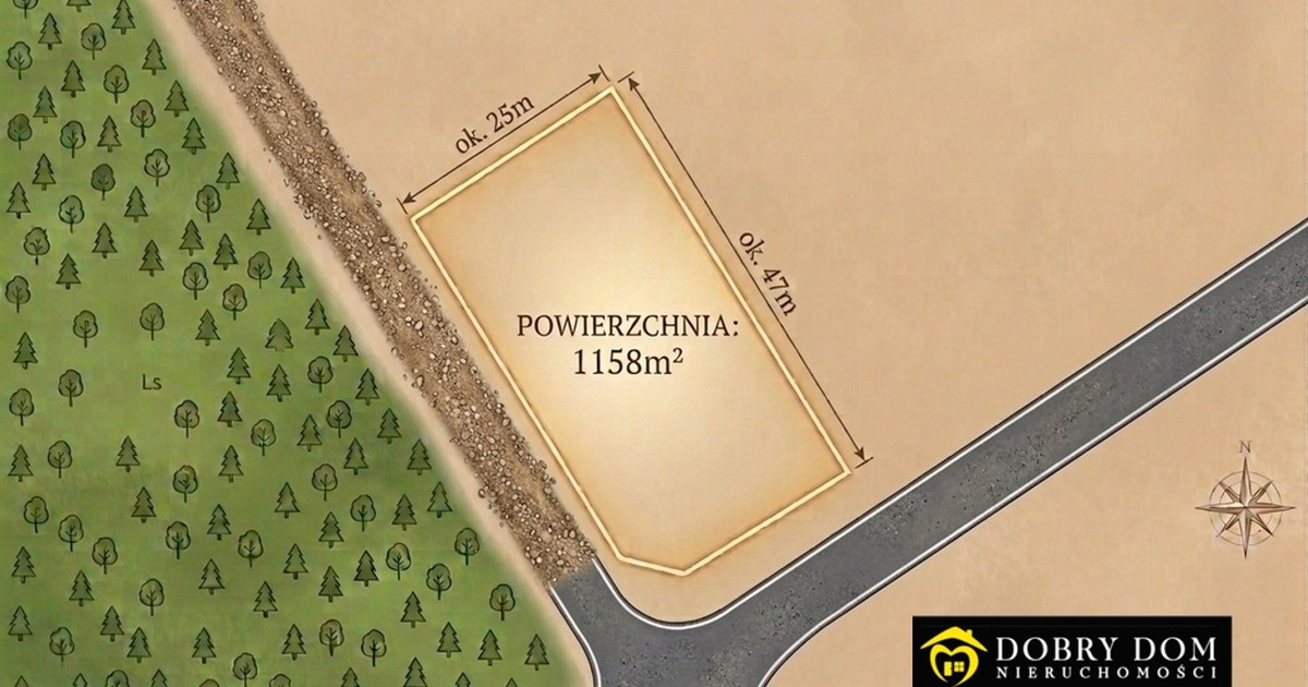 Działka na sprzedaż - Widok 2